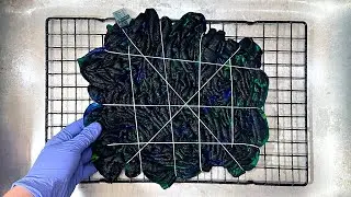 How to Tie Dye - Pattern #566 - Aurora Borealis Inspired Super Scrunch Tie Dye T-Shirt (Liquid)