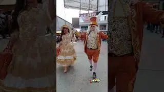 Dama y el Turco De La Cofrad&iacute;a Asociaci&oacute;n Cultural De Negritos Esencia Huanuque&ntilde;a