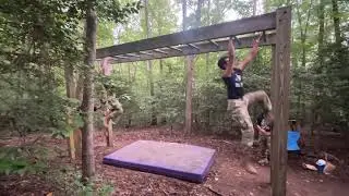 Full video OCR w/14-feet wall @Lumpkin JROTC Raider Challenge 9/6/2025 (Wheeler-Walton HS)