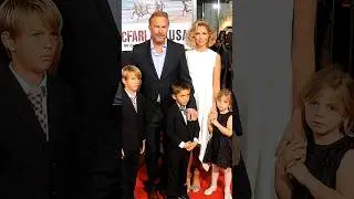 Kevin Costner and Christine Baumgartner 19 years of marriage & 3 kids #shorts