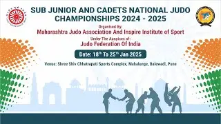DAY 1 MAT -1 : CADETS NATIONAL JUDO CHAMPIONSHIPS (PUNE ) 2024 - 2025