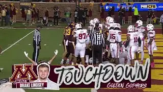 Drake Lindsey SCORES vs. Nebraska | Minnesota Football | 10/17/25