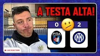 A TESTA ALTA!!! PISA - INTER REACTION PISANA DALLA CETILAR ARENA🖤💙