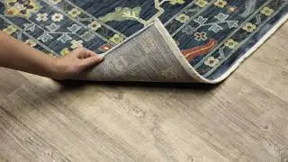 Oriental Weavers Francesca FR03F Blue/Gold Rectangle Indoor Area Rug & Runner