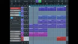 iOS beat making Cubasis iPad Pro 10.5