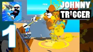 Johnny Trigger - Gameplay Walkthrough Part 1 - Stages 10 (Android Games)