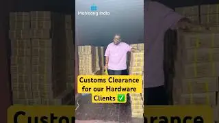 Smooth Custom Clearance for Interior & Hardware Clients | Mahisang India  #import #customs