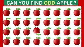 Find the Odd One Out-fruit edition 🍎 💦!  Easy, Medium, Hard Levels - Emoji Quiz