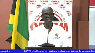 JISTV | Live Updates On Hurricane Melissa | Press Briefing | October 28, 2025