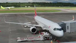〔2024年10月 阿蘇くまもと空港〕アシアナ航空チャーター便の第１便と第２便をまとめて