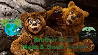 8K Koda & Kenai Meet & Greet from Brother Bear in Disney's Animal Kingdom VR180 3D