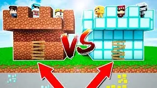 CASTILLO NOOB VS CASTILLO PRO 😱 MINECRAFT