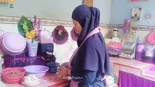 Masak sayur asem lanjut bersihkan dapur#homeliving #dapursederhana #dapurungu #bersihbersihrumah 