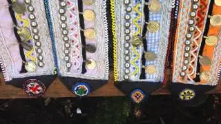 Vintage tribal belts