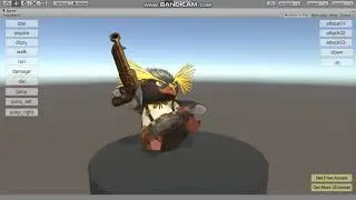 Unity 3D Character RPG JOB Class - Gunner(penguin)