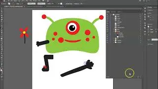 MM GreenGuy Illustrator Part