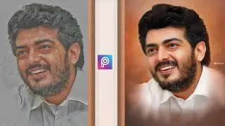 PicsArt Digital oil painting photo editing tutorial + Face smudge photo editing PicsArt