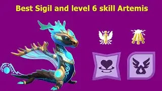 Best Sigil and level 6 skill Artemis Dragon-Dragon mania Legends | Fennec Dungeon week | DML