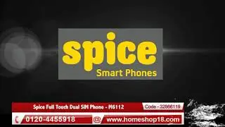 HomeShop18.com - Spice Full Touch Dual SIM Phone - M6112