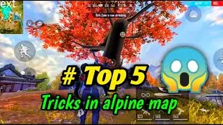 Alpine map secret places .🤩 Best for rank push 💥 new map alpline tricks