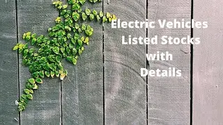 EV Stocks list 22 dec 2021