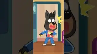 Labrador merawat bayi alien itu | Animasi Lucu | Kepala Polisi Labrador#labrador  #shorts #kartun