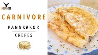 Tasty Carnivore Crepes (2 ingredients) | Beef Boss
