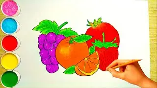 Cara Menggambar Buah-buahan