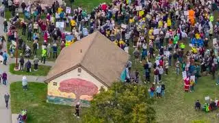 No Kings Ossining, New York - Drone footage
