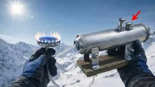 🔥 FREE GAS! Insert TWO Nuts into an Old Gas Canister and the Gas Will Burn FOREVER