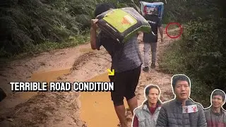 Terrible Road Conditions in Arunachal Pradesh remote area. Public traumatized