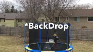 Stick It Challenge On Trampoline