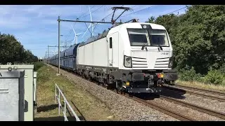 Rail Force One White Vectron locomotive with Coal Train at Blerick the Netherlands 🇳🇱 Sept 19-2025👍🚂