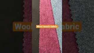 Wool touch fabric for coat and tweed knit fabric for winter textile industry