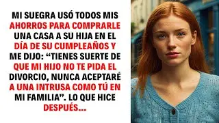 Mi suegra usó todos mis ahorros para comprarle una casa a su hija en el día de su cumpleaños y...
