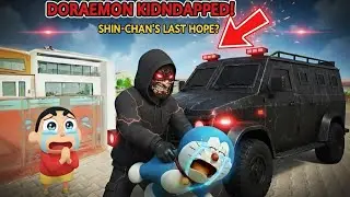 😱 Doraemon to kidneep ho gya 😭😭|| shinchan crying 😭 in indian theft auto simulator 😡