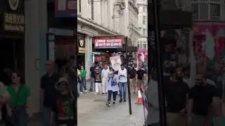 PTI supporters in London led by Shayan Ali march in London for Imran Khan