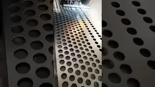 Perforated Steel Sheet #steel #metal #perforatedmetal