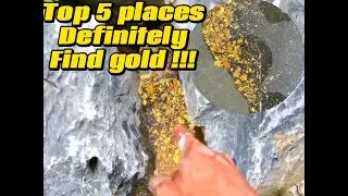 Traditional gold mining in inland rivers, Top 5 best gold mining locations in the world