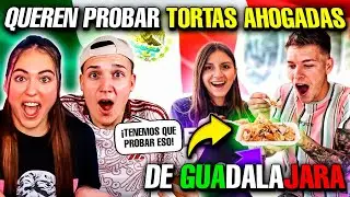 🇪🇸 MIS  SOBRINOS QUIEREN PROBAR las TORTAS AHOGADAS de GUALAJARA 🇲🇽 *reacción comida mexicana*