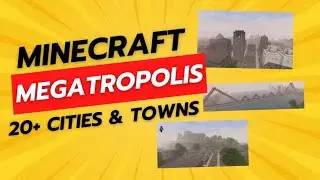 City In Mobile Minecraft Map Huge City 10 Year Old Map 25+ Cities and Towns