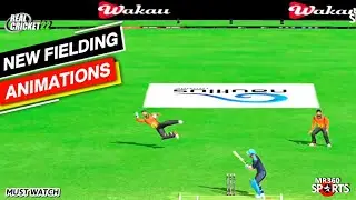RealCricket&trade;22 All New Fielding Animations After New Update RC22 #realcricket22 #rc22
