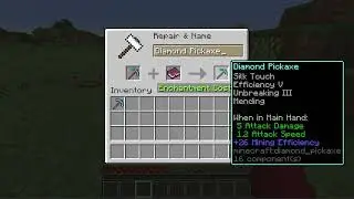 BEST Order to Enchant Your Silk Touch Pickaxe In Minecraft!