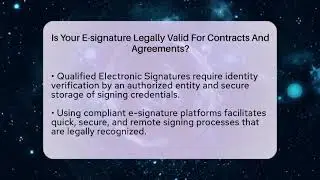 Is Your E-signature Legally Valid For Contracts And Agreements? - Legal And HR SaaS Stack