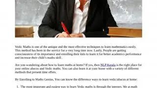 Master Mathematics Through Vedic Maths
