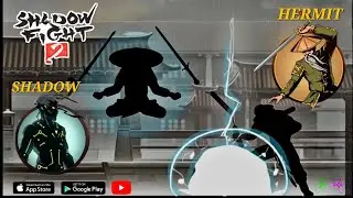 Shadow Fight 2 | SHADOW  Vs  HERMIT [ Act 2 Boss Fight ]