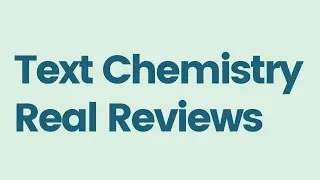 Text Chemistry Real Reviews