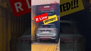 2025 Volkswagen Tiguan R Line India | Spotted in Mumbai Before Launch!!! | RevWheels #shorts