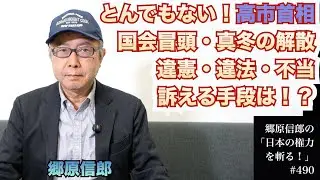【高市首相「国会冒頭・真冬の解散」、違憲・違法・不当を訴える手段は！？】郷原信郎の「日本の権力を斬る！」＃490