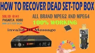 HOW TO RECOVER DEAD SET-TOP BOX(HD)